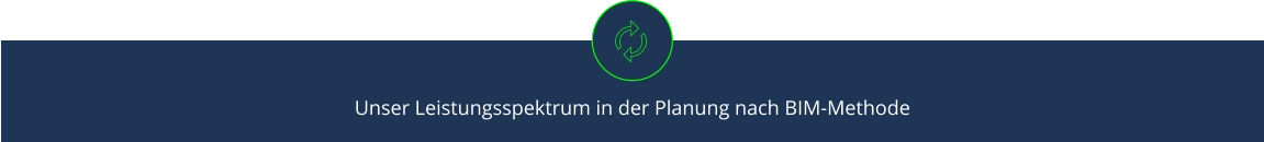 Unser Leistungsspektrum in der Planung nach BIM-Methode