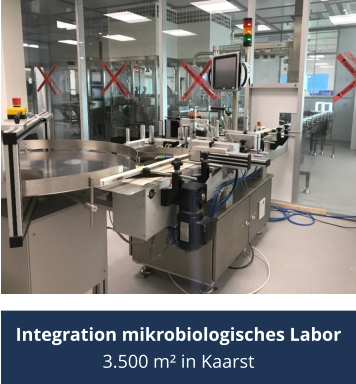 Integration mikrobiologisches Labor 3.500 m² in Kaarst