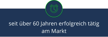 seit über 60 Jahren erfolgreich tätig am Markt