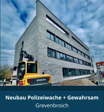 Neubau Polizeiwache + Gewahrsam Grevenbroich