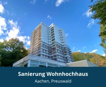Sanierung Wohnhochhaus Aachen, Preuswald